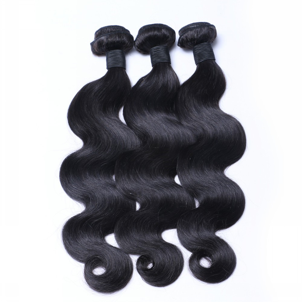 Brazilian human hair sew in weave LJ197